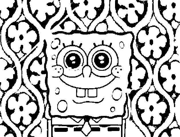 Sponge Bob Coloring Pages 11